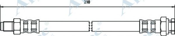 Тормозной шланг APEC braking HOS3298