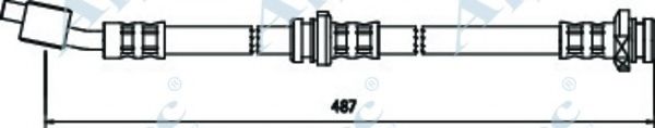 Тормозной шланг APEC braking HOS3342