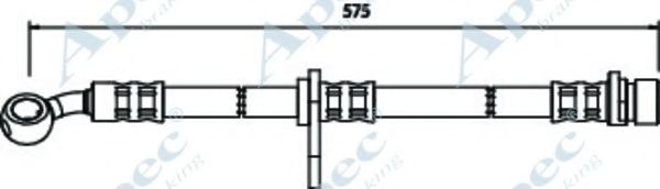 Тормозной шланг PAGID 71036