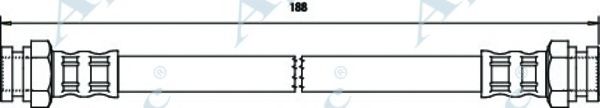 Тормозной шланг APEC braking HOS3698