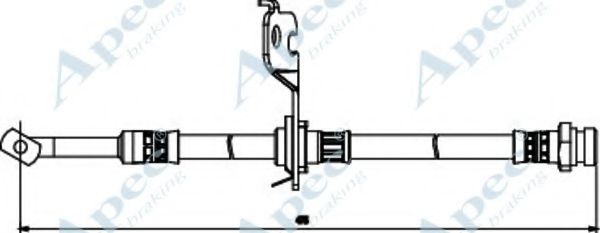 Тормозной шланг APEC braking HOS3828