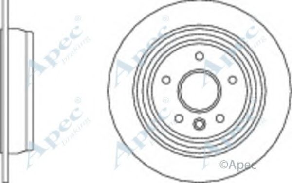 Тормозной диск APEC braking DSK3012