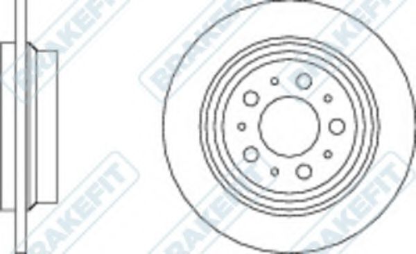 Тормозной диск APEC braking DK6037