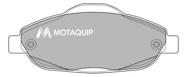 Комплект тормозных колодок, дисковый тормоз MOTAQUIP LVXL1333