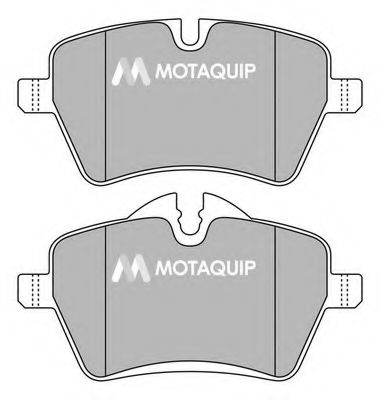 Комплект тормозных колодок, дисковый тормоз MOTAQUIP LVXL1390