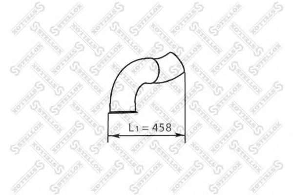 Труба выхлопного газа STELLOX 82-03787-SX