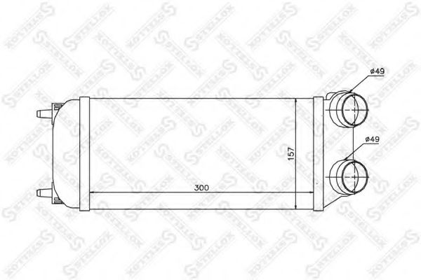 Интеркулер STELLOX 10-40062-SX
