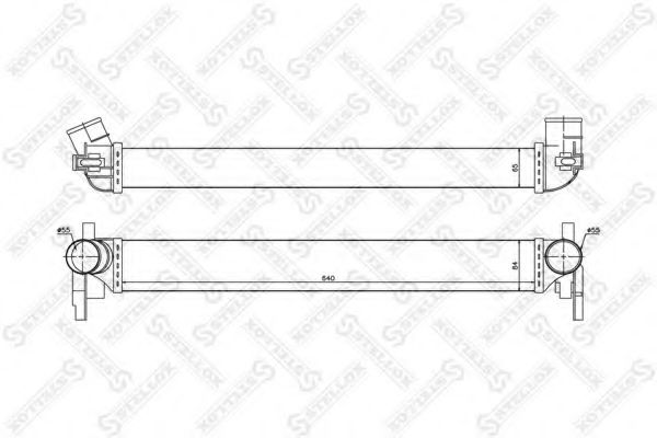 Интеркулер STELLOX 10-40214-SX