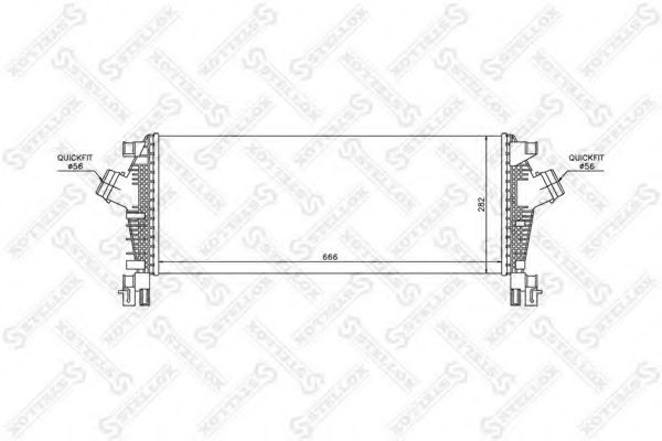 Интеркулер STELLOX 10-40219-SX