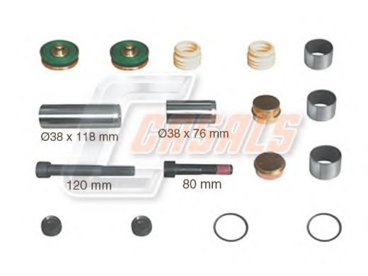 Ремкомплект, тормозной суппорт CASALS MD683