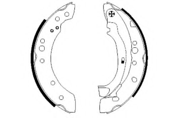 Комплект тормозных колодок HELLA PAGID 8DB 355 002-601