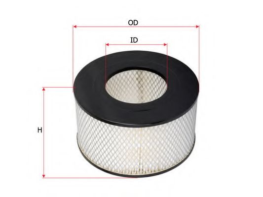 Воздушный фильтр SAKURA  Automotive A-1169