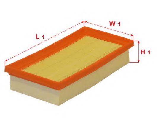 Воздушный фильтр SAKURA  Automotive A-1435
