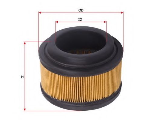 Воздушный фильтр SAKURA  Automotive A-2417