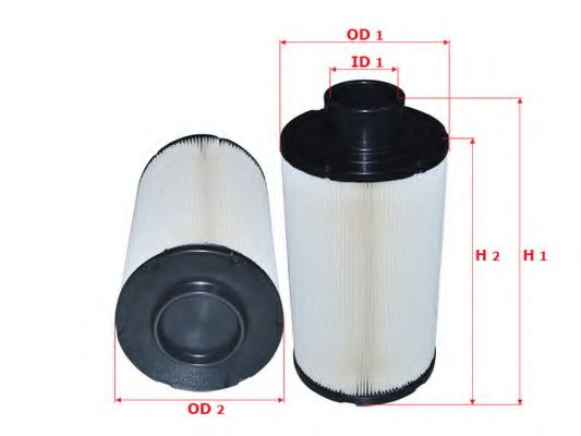 Воздушный фильтр SAKURA  Automotive A-61450