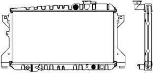 Радиатор, охлаждение двигателя SAKURA  Automotive 1211-0211