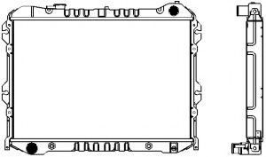 Радиатор, охлаждение двигателя SAKURA  Automotive 1301-0215