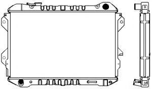 Радиатор, охлаждение двигателя SAKURA  Automotive 1301-0224