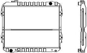 Радиатор, охлаждение двигателя SAKURA  Automotive 1461-0288