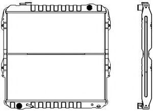 Радиатор, охлаждение двигателя SAKURA  Automotive 1461-0289