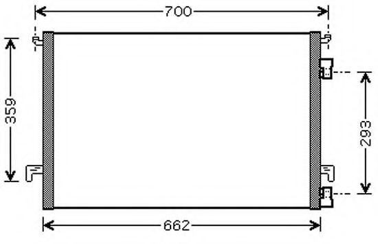 Конденсатор, кондиционер AUTOCLIMA 30311542CP