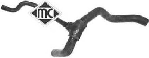 Шланг радиатора Metalcaucho 08911