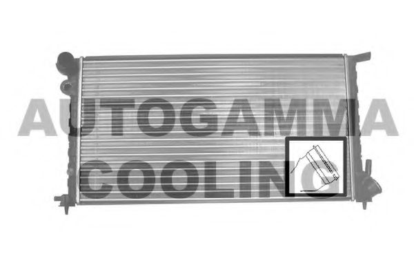 Радиатор, охлаждение двигателя AUTOGAMMA 101306