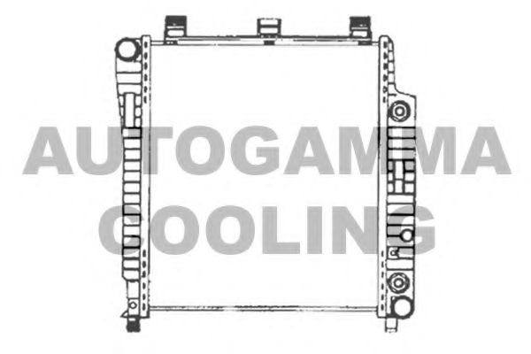 Радиатор, охлаждение двигателя AUTOGAMMA 102155