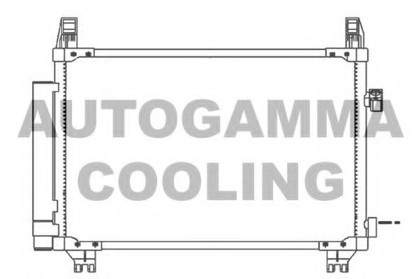 Конденсатор, кондиционер AUTOGAMMA 104828