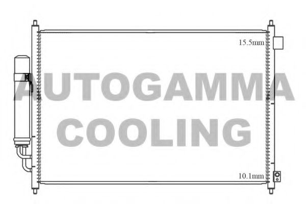 Конденсатор, кондиционер AUTOGAMMA 105540