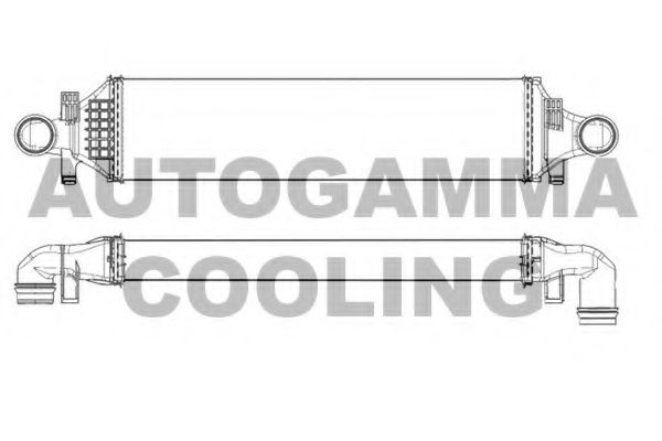 Интеркулер AUTOGAMMA 107428