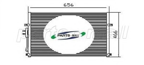 Конденсатор, кондиционер PARTS-MALL PXNCY-003