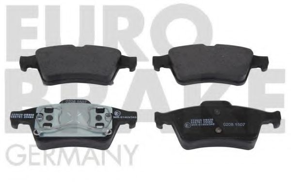 Комплект тормозных колодок, дисковый тормоз EUROBRAKE 5502223629