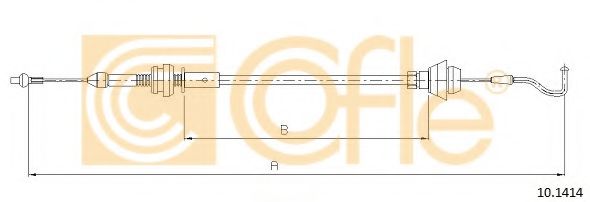 Тросик газа COFLE 10.1414