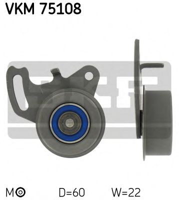 Натяжной ролик, ремень ГРМ SKF VKM 75108