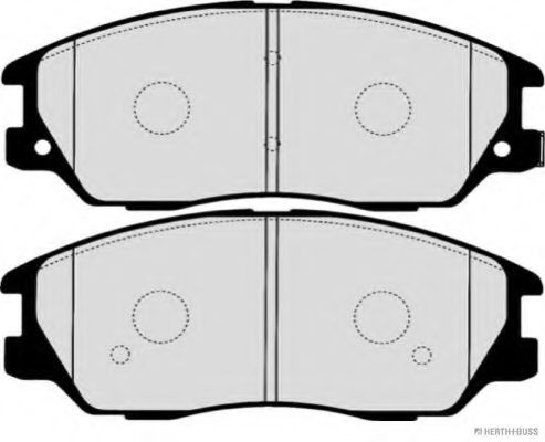 Комплект тормозных колодок, дисковый тормоз KAVO PARTS ADB3902