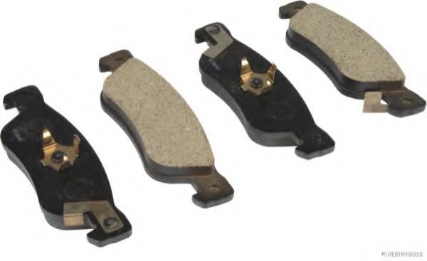 Комплект тормозных колодок, дисковый тормоз HERTH+BUSS JAKOPARTS J3619000
