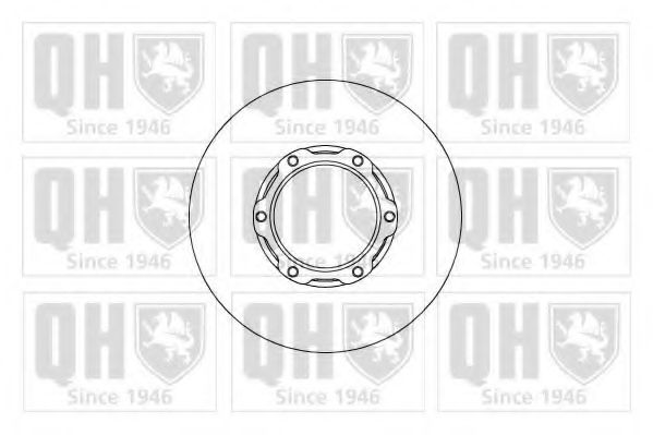 Тормозной диск QUINTON HAZELL BDC5124