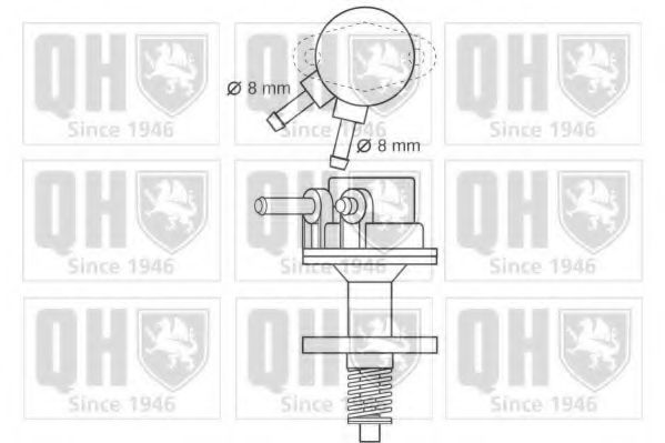 Топливный насос QUINTON HAZELL QFP141
