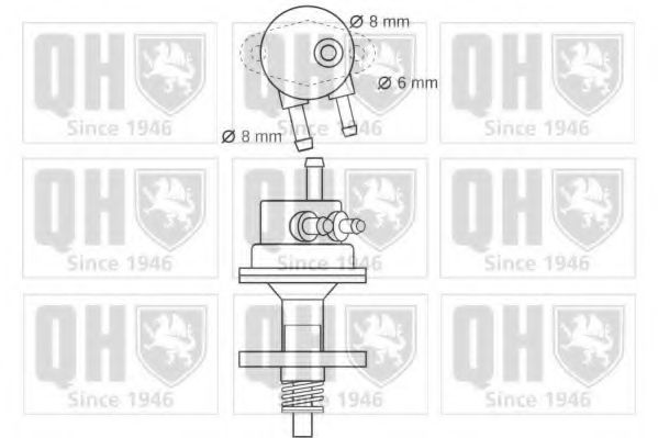 Топливный насос QUINTON HAZELL QFP283