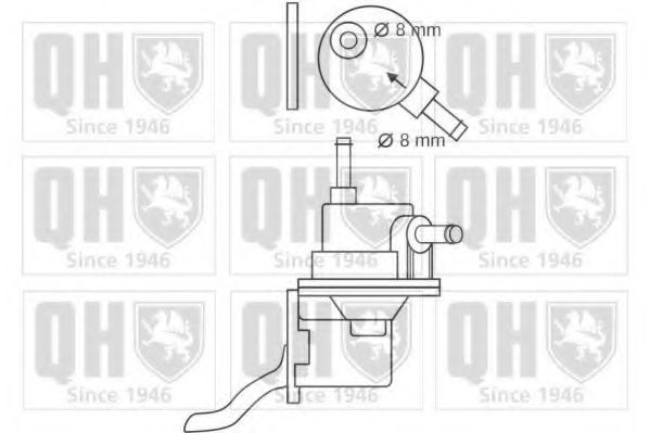 Топливный насос QUINTON HAZELL QFP84