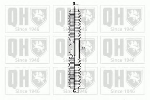 Комплект пылника, рулевое управление QUINTON HAZELL QG1386