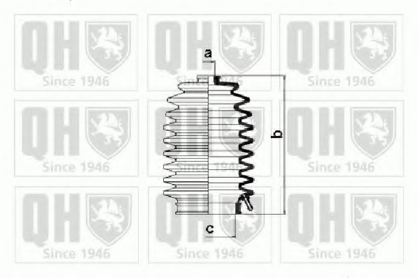 Комплект пылника, рулевое управление QUINTON HAZELL QG1396