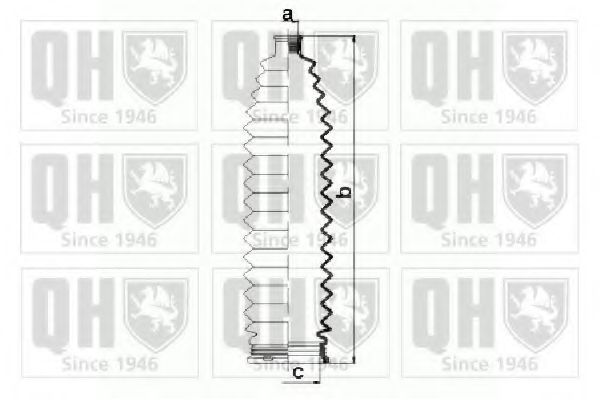 Комплект пылника, рулевое управление QUINTON HAZELL QG1504