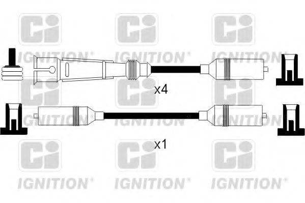 Комплект проводов зажигания QUINTON HAZELL XC440
