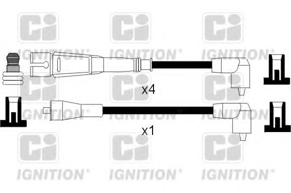 Комплект проводов зажигания QUINTON HAZELL XC757