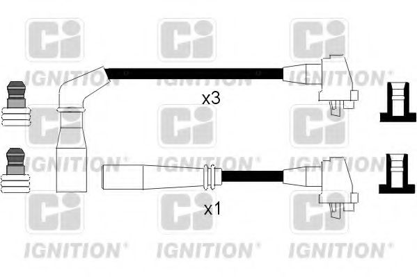 Комплект проводов зажигания QUINTON HAZELL XC863