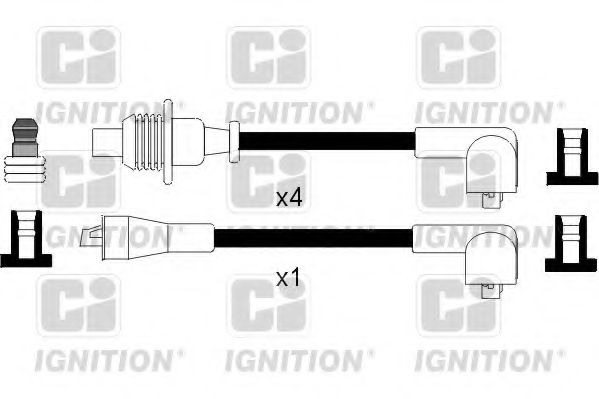 Комплект проводов зажигания QUINTON HAZELL XC954