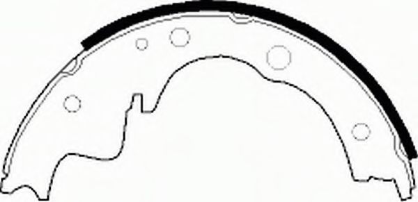 Комплект тормозных колодок FERODO FSB384