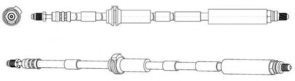Тормозной шланг FERODO FHY2761